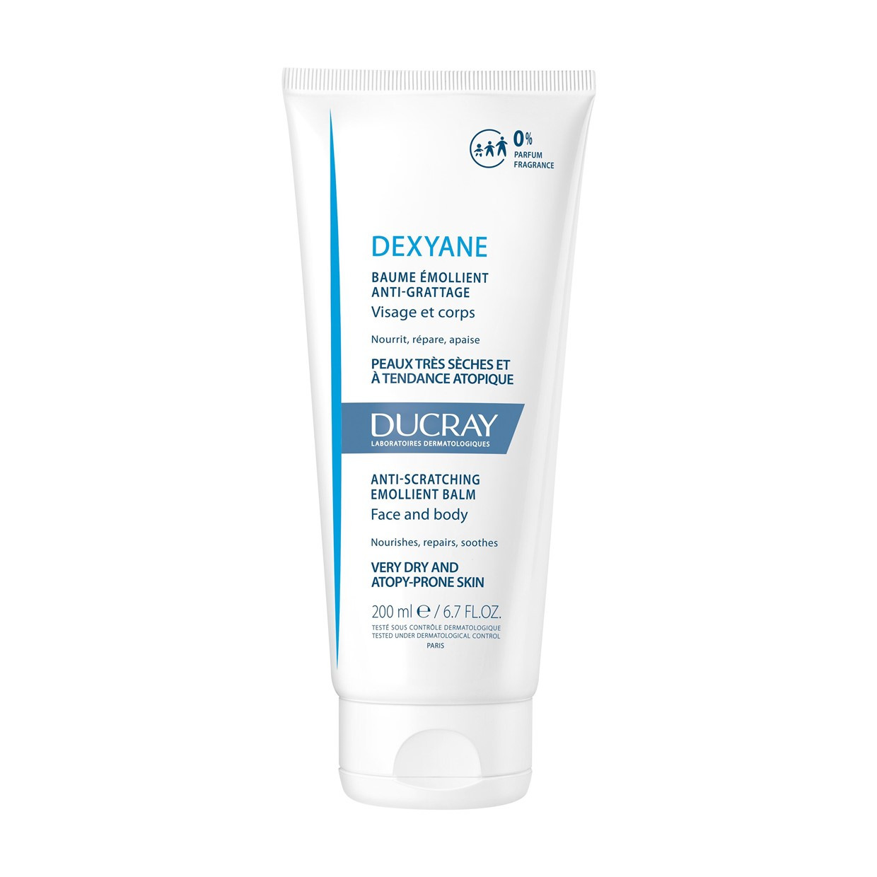 Ducray Hydratační balzám Dexyane (Anti-Scratching Emollient Balm) 200 ml