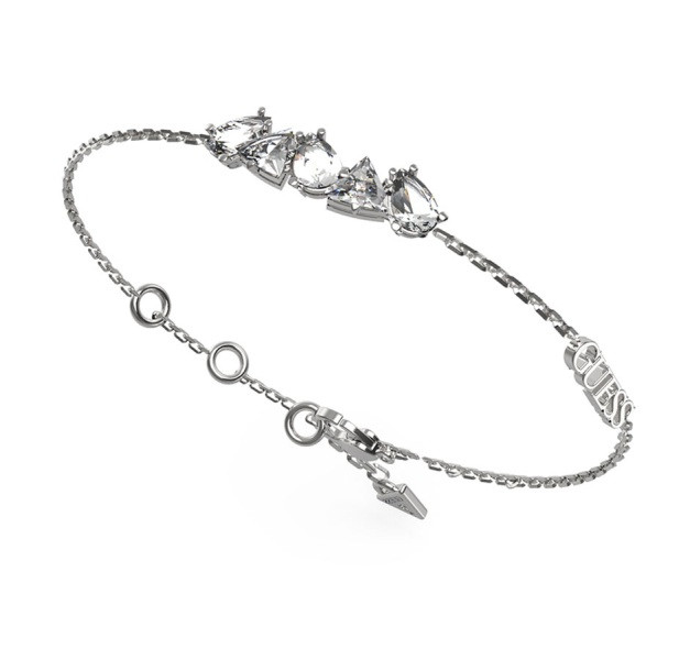 Guess Elegantní ocelový náramek se zirkony Wonderlights JUBB04405JWRH 21 cm