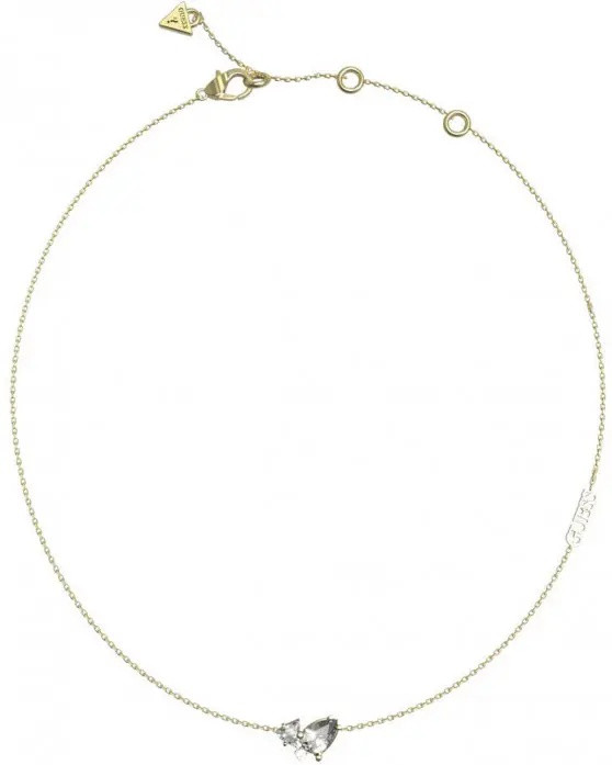 Guess Pozlacený dámský náhrdelník s krystaly Wonderlights JUBN04413JWYGT/U