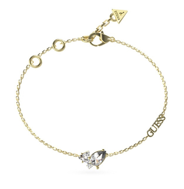 Guess Půvabný pozlacený náramek Wonderlights JUBB04414JWYG 21 cm