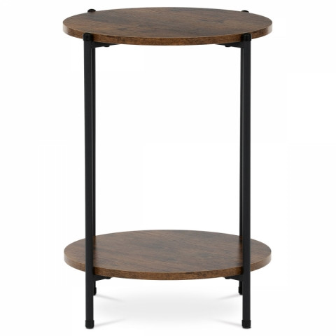 Přístavný stolek, MDF, dekor staré dřevo, kov, černý lak CT-G1005 OLW CT-G1005 OLW Autronic