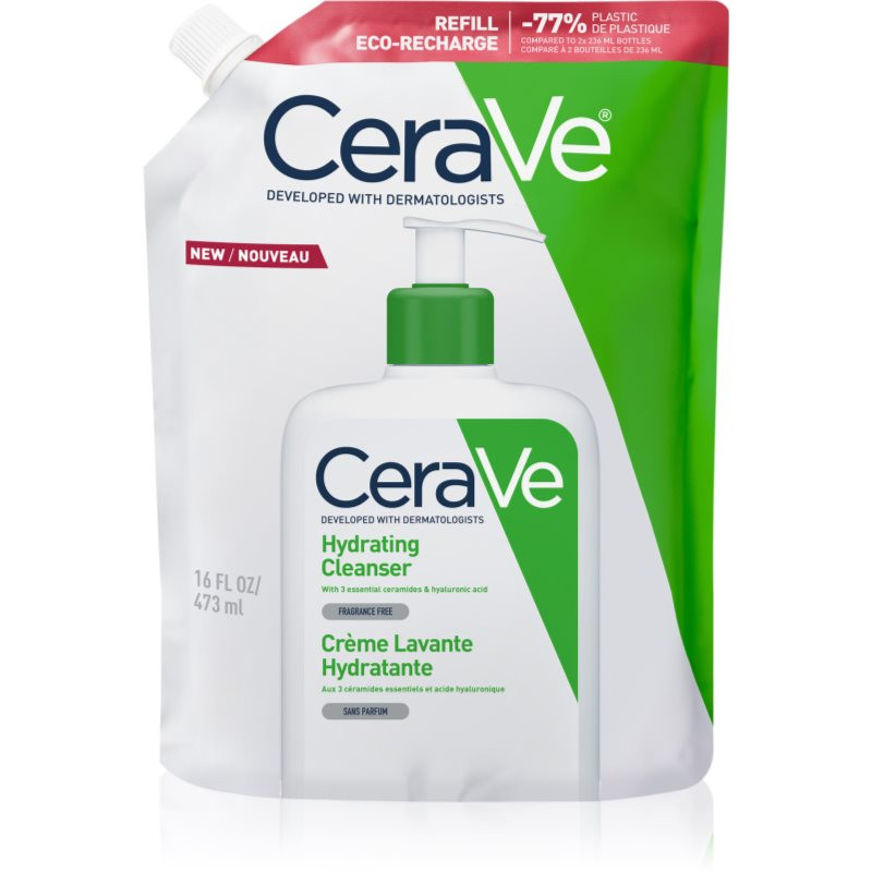 CeraVe Refill Hydrating Cleanser čisticí emulze s hydratačním účinkem náhradní náplň 473 ml
