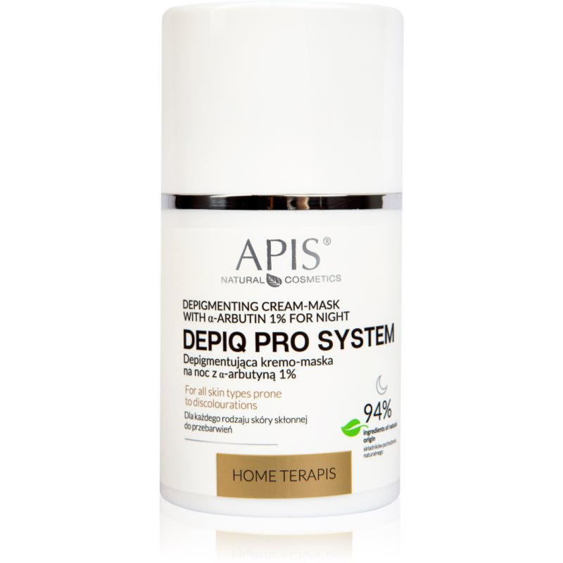 Apis Natural Cosmetics Home TerApis obnovující noční krémová maska pro pleť s hyperpigmentací 50 ml