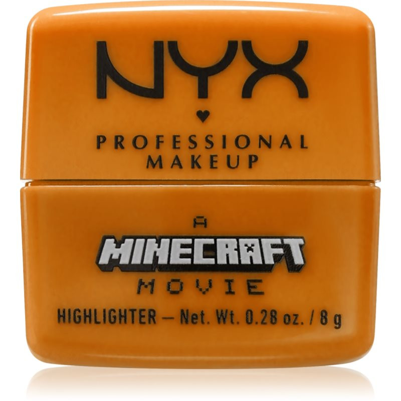 NYX Professional Makeup A Minecraft Movie rozjasňovač odstín Going Gold 8 g