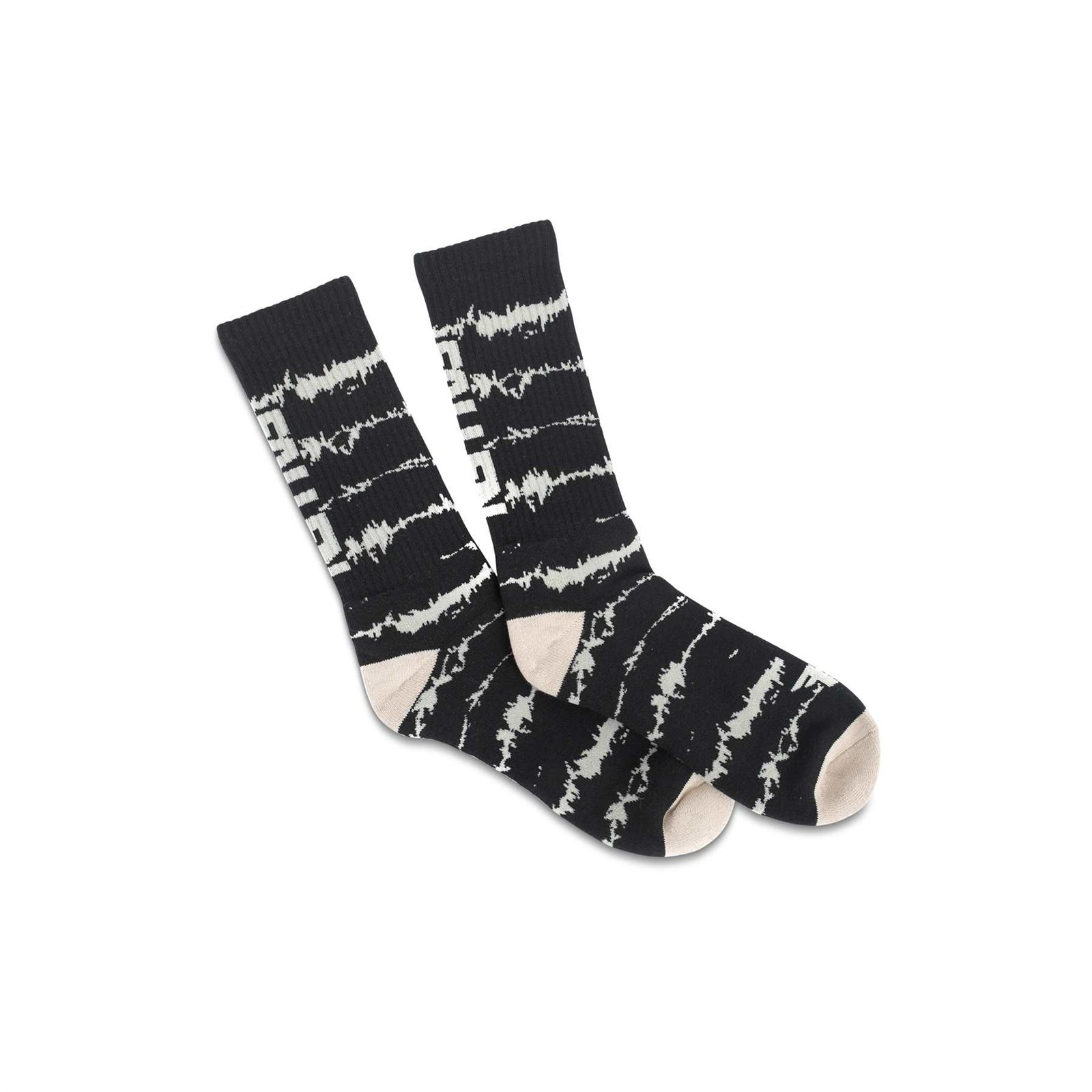 ponožky FALLEN - Back Logo Sock Black Tie Dye (BLACK TIE DYE)