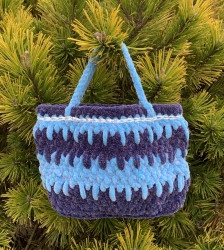 Kabelka pro děti modro modrá