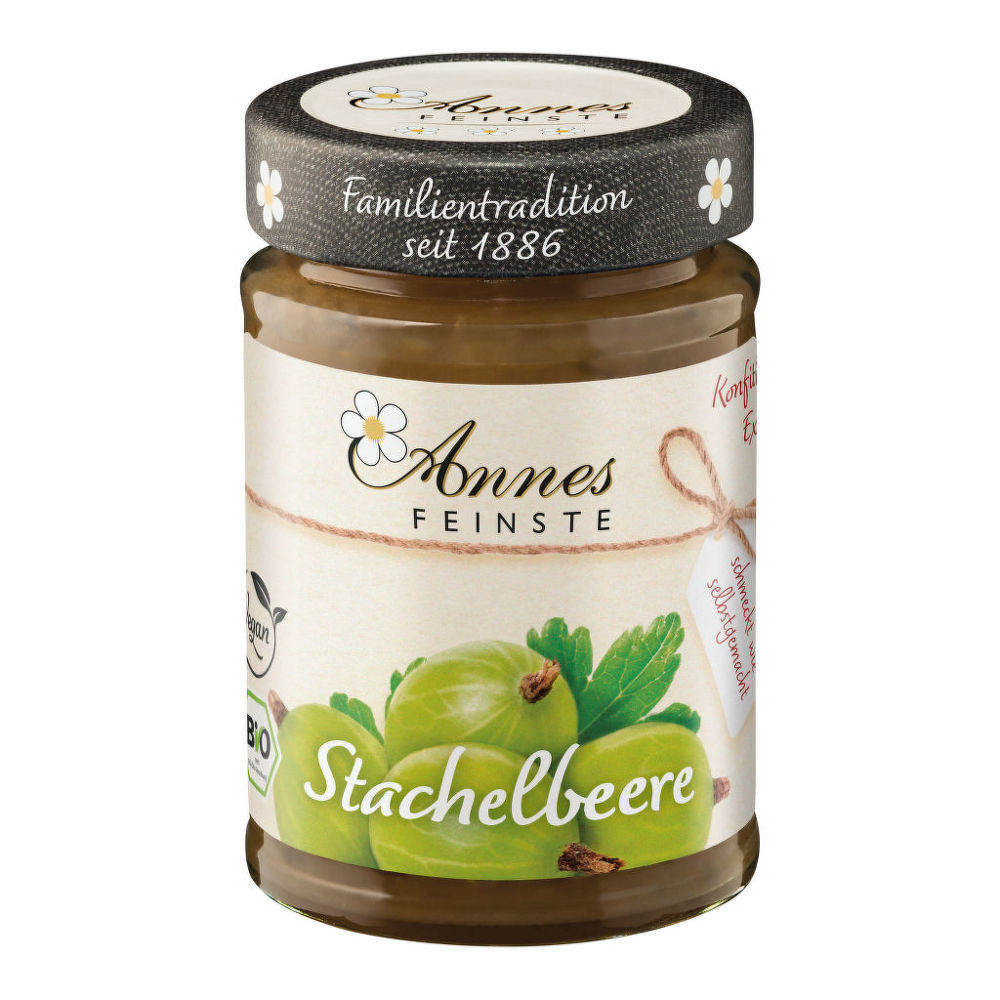 Džem angreštový výběrový 225 g BIO ANNES FEINSTE