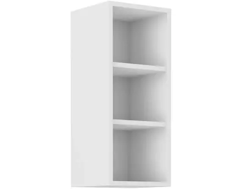 Horní kuchyňský regál Luna, 30 cm, bílý