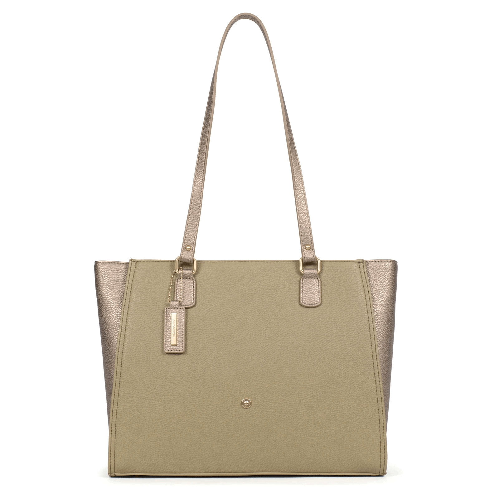 Dámská elegantní kabelka Hexagona Maud - zeleno-bronzová