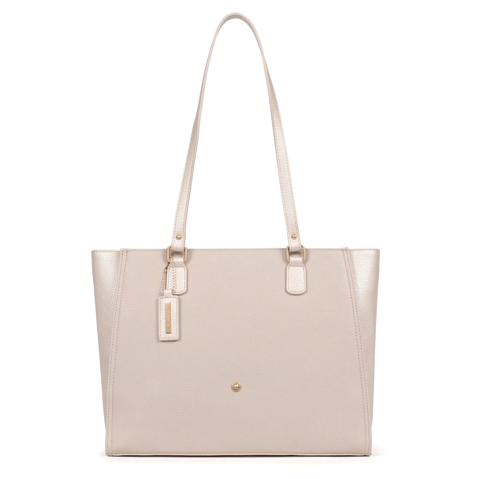 Dámská elegantní kabelka Hexagona Maud - šedo-zlatá