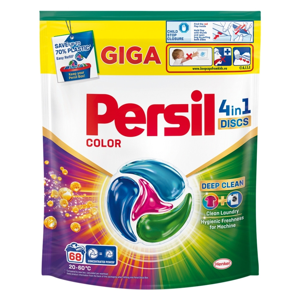 PERSIL Kapsle na praní Discs Color Giga 68 praní