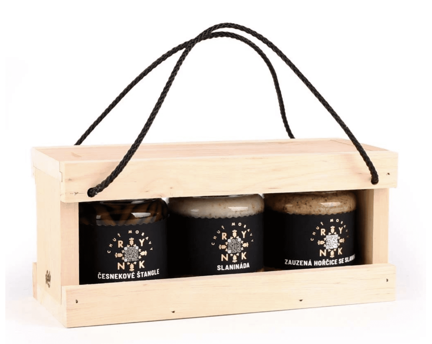 Krmítko s třemi vybranými delikatesami