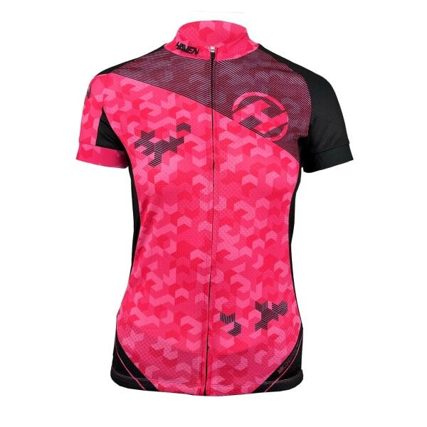 HAVEN SINGLETRAIL NEO WOMEN Dámský cyklistický dres, růžová, velikost