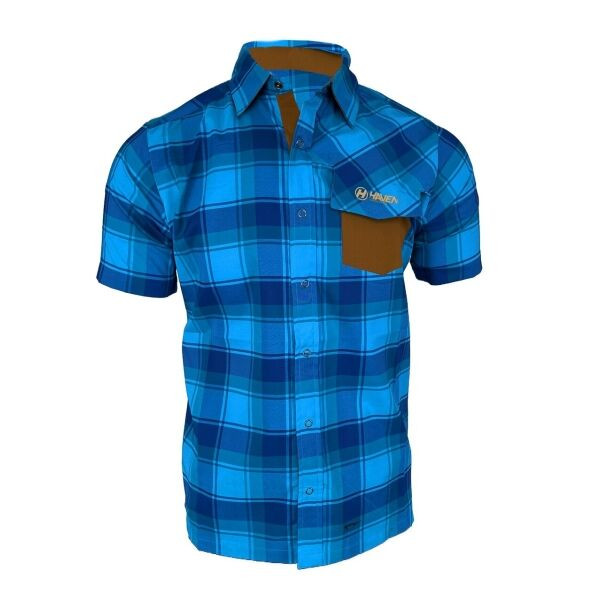 HAVEN AGNESS MEN Sportovní košile, modrá, velikost