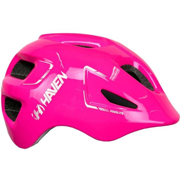 HAVEN MAGLITE Dětská cyklistická přilba, růžová, velikost