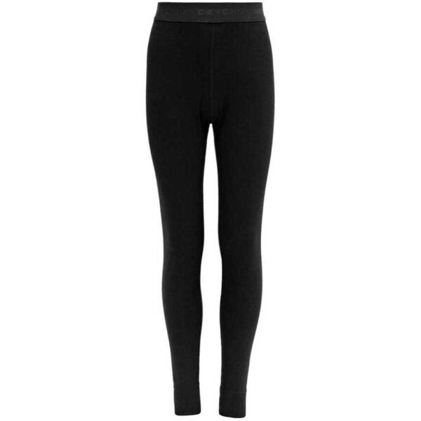 Devold DUO ACTIVE MERINO LONGS JR Dětské termo kalhoty, černá, velikost