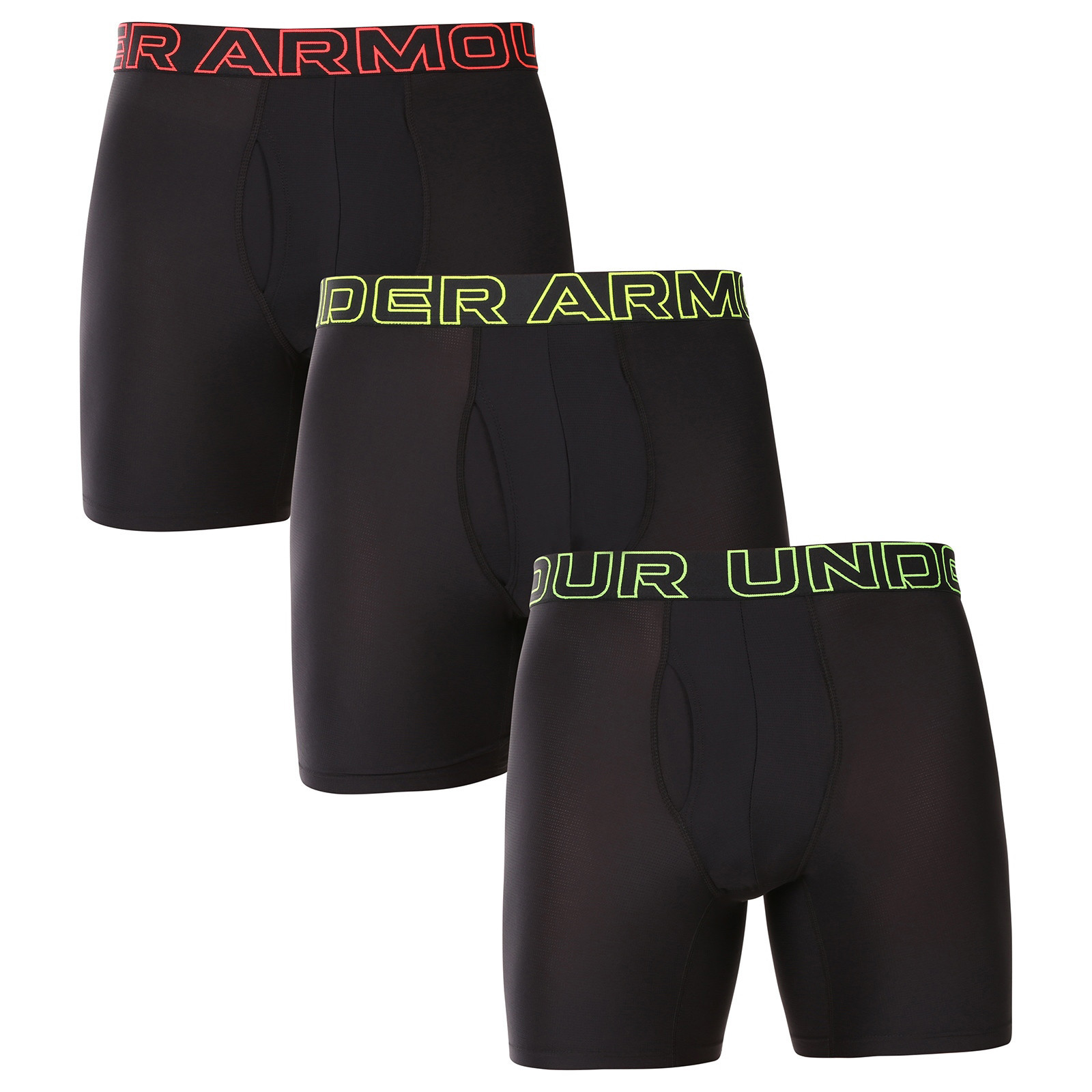3PACK pánské boxerky Under Armour černé (1383884 005) XL, trenky / trenýrky