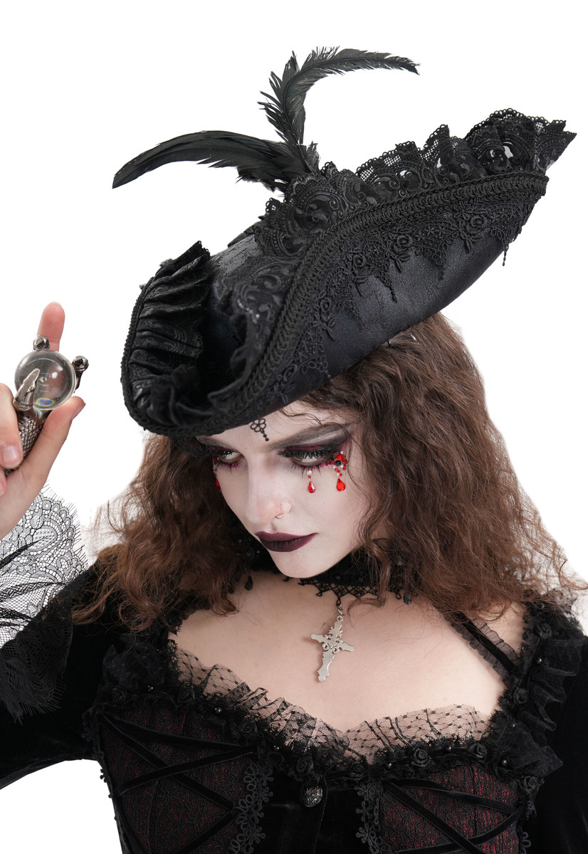 klobouk DEVIL FASHION - Black Gothic