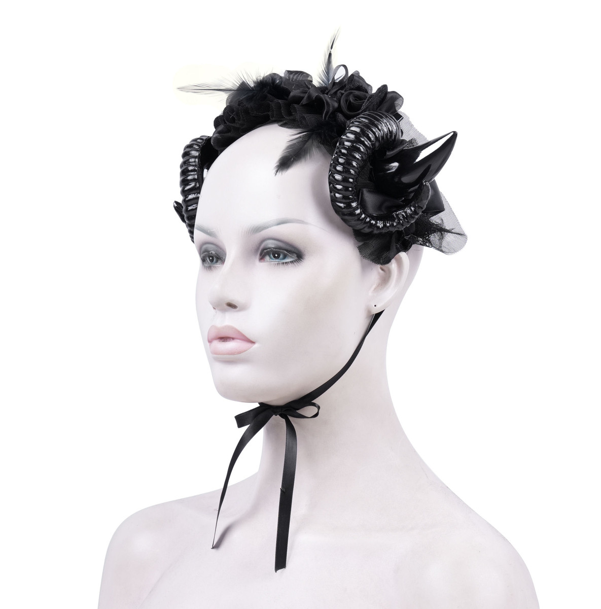 čelenka DEVIL FASHION - Black Gothic