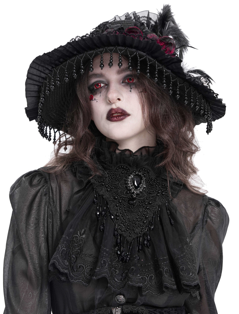 vázanka (plastron) DEVIL FASHION - Black Gothic Retro