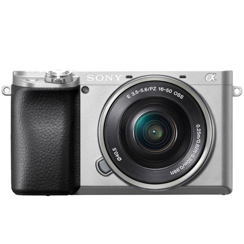 SONY Alpha A6100A stříbrný + 16-50 mm