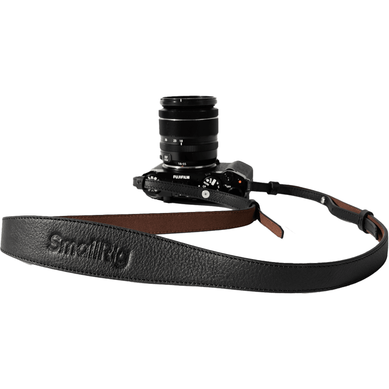 SMALLRIG 5208 Universal Leather Camera Shoulder Strap Black