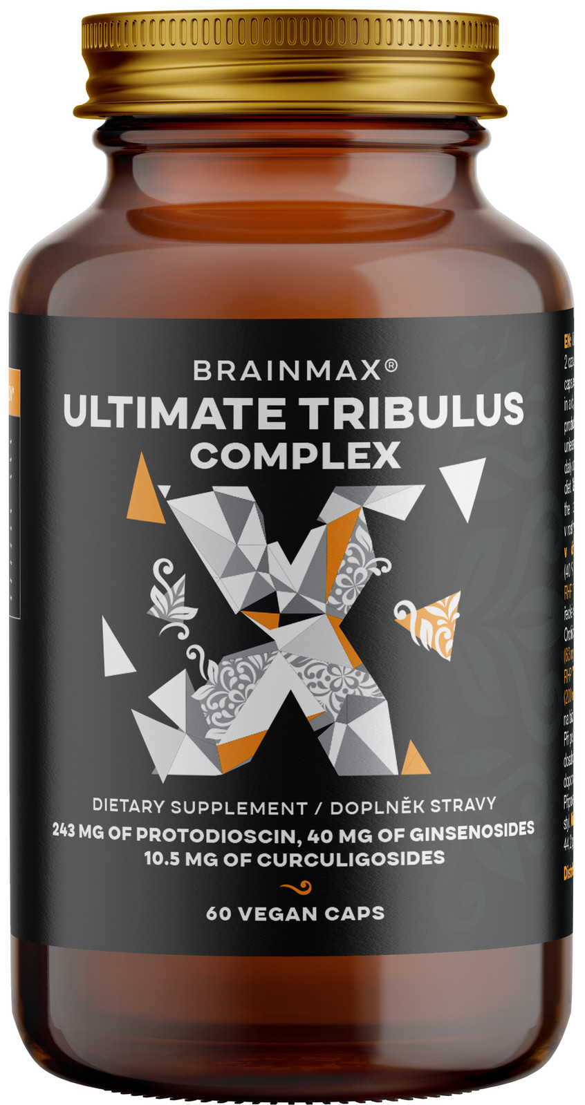 BrainMax Ultimate Tribulus Complex, 60 rostlinných kapslí