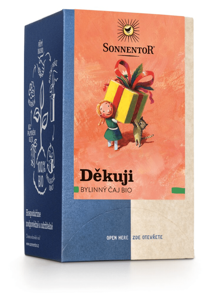 Sonnentor - Děkuji, porcovaný čaj, BIO, 18 ks