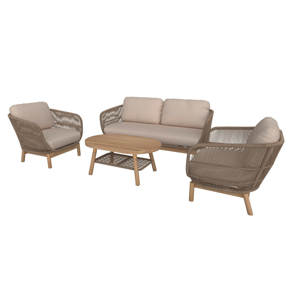 Ambia Garden ZAHRADNÍ SADA 11dílné, dřevo, kov, textil