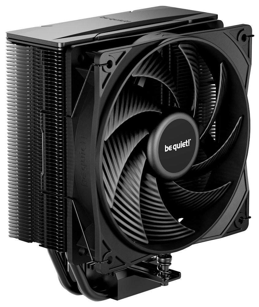 Be quiet! chladič CPU PURE ROCK 3 Black / 120mm PWM fan / 4x heatpipe / černý, BK039