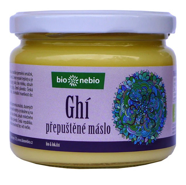 Máslo přepuštěné ghí ČESKÉ 330 ml BIO   BIO NEBIO