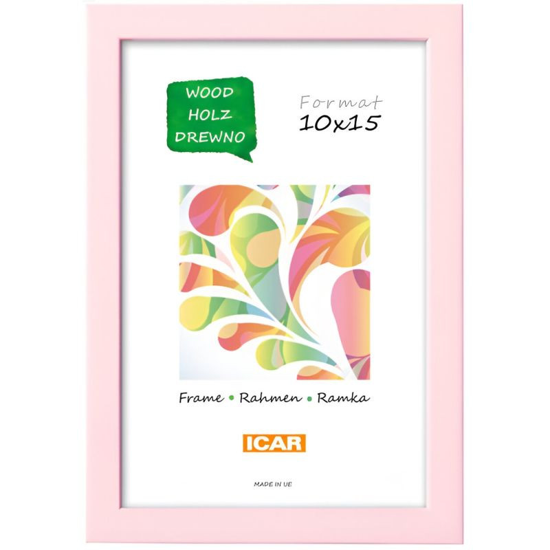 CODEX PINIA 10x15, dřevo, 6 Světle růžová