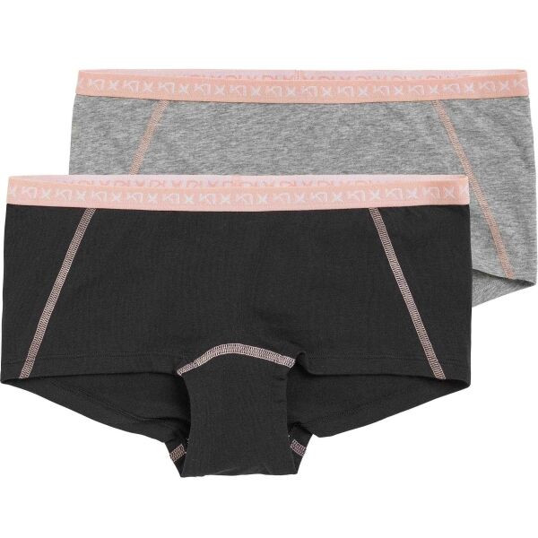 KARI TRAA TINA 2PK Dámské sportovní kalhotky, černá, velikost