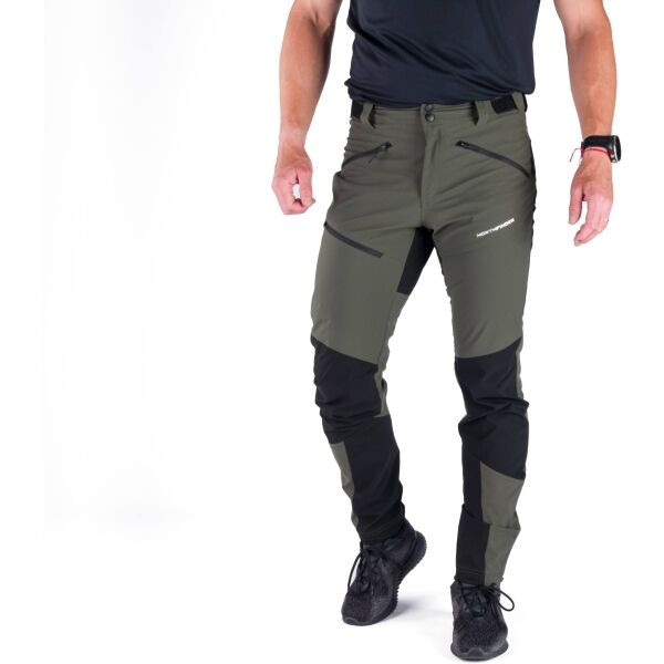 Northfinder GINO Pánské outdoorové kalhoty, khaki, velikost
