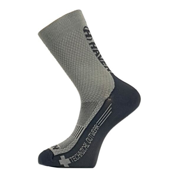 HAVEN STRUCTURE LONG Ponožky, šedá, velikost