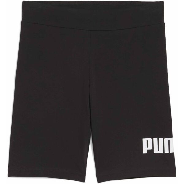 Puma ESSENTIALS NO. 1 LOGO SHORT LEGGINS G Dívčí krátké legíny, černá, velikost