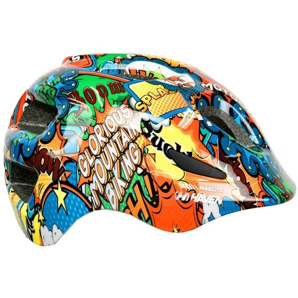 HAVEN MAGLITE Dětská cyklistická přilba, mix, velikost