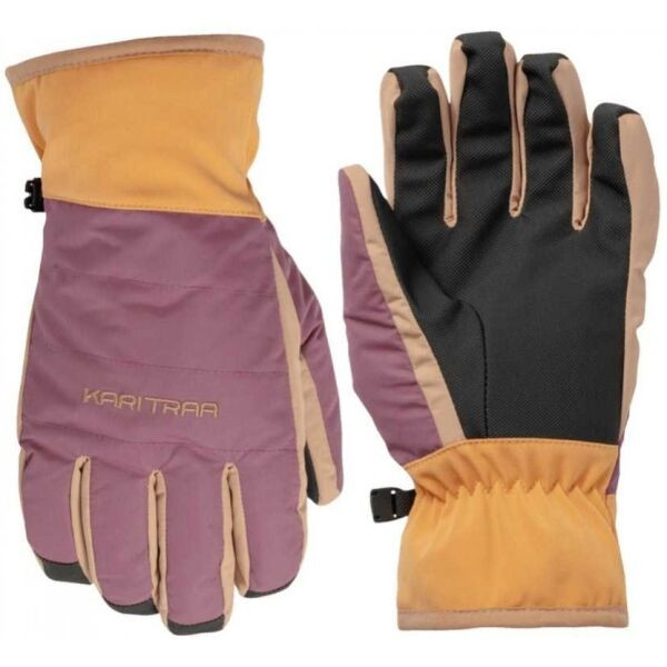 KARI TRAA RAGNHILD Dámské nepromokavé rukavice, fialová, velikost