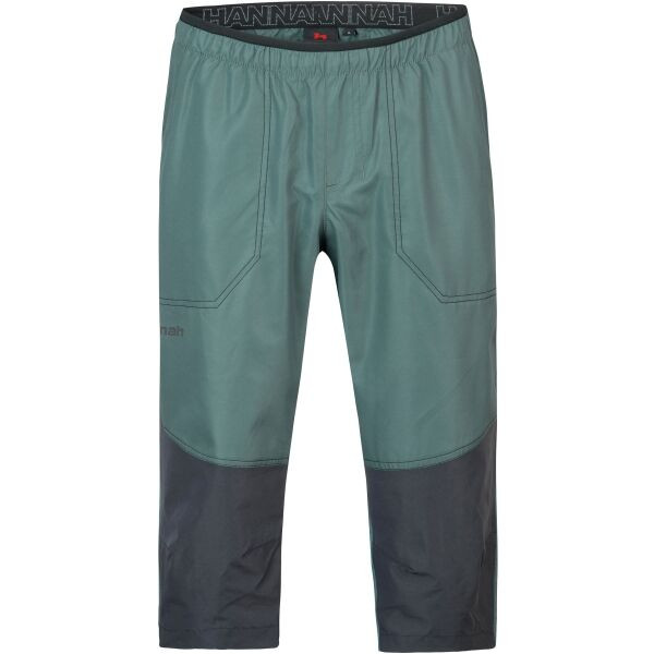 Hannah HARRY Pánské 3/4 kalhoty, tmavě zelená, velikost