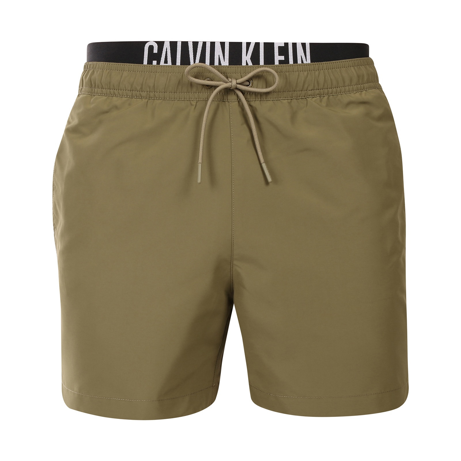 Pánské plavky Calvin Klein zelené (KM0KM01093-LB6) M