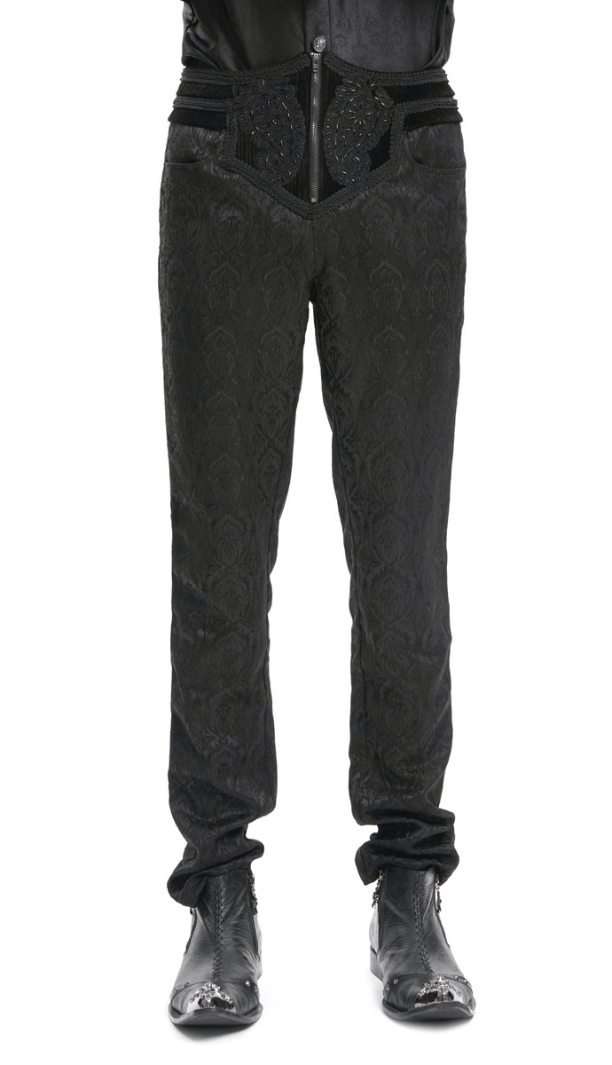 kalhoty pánské DEVIL FASHION - Black Gothic Retro S