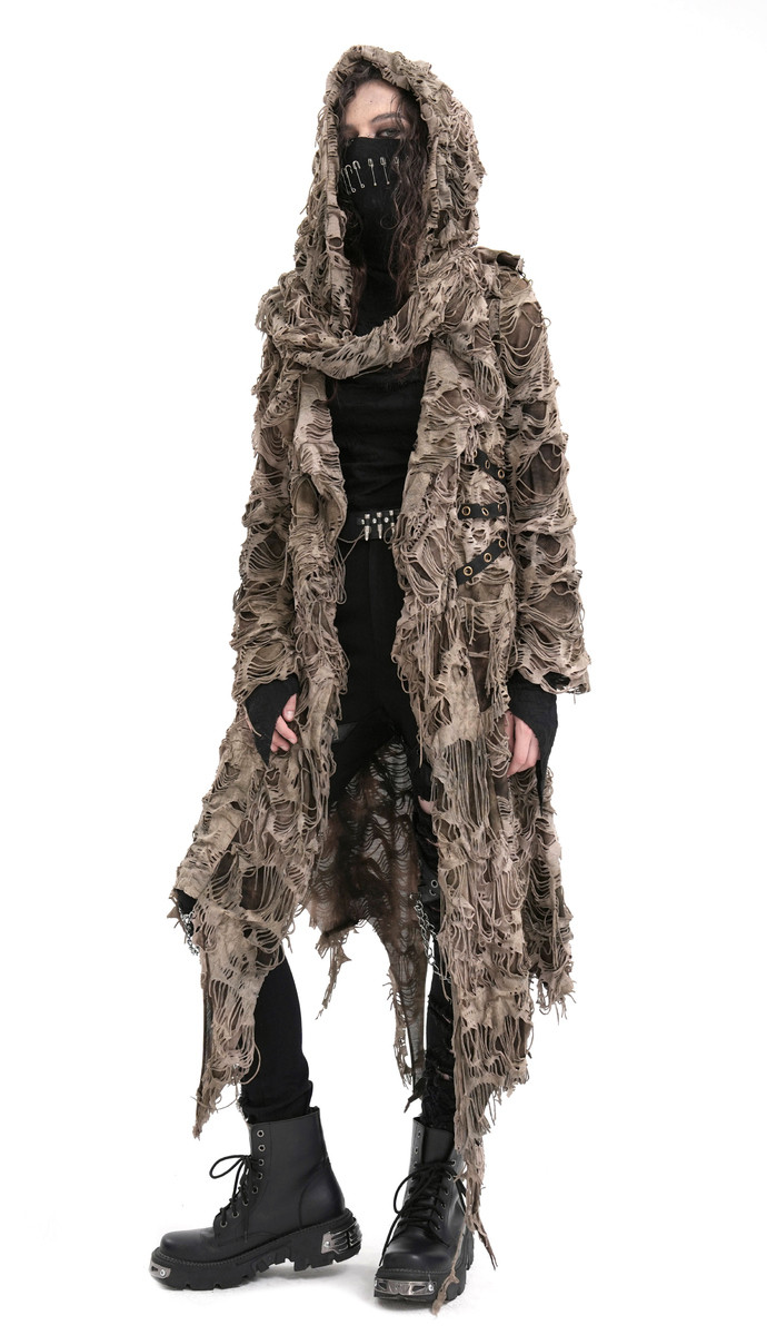 tričko gothic and punk dámské - Brown Gothic - DEVIL FASHION - CT244 XS