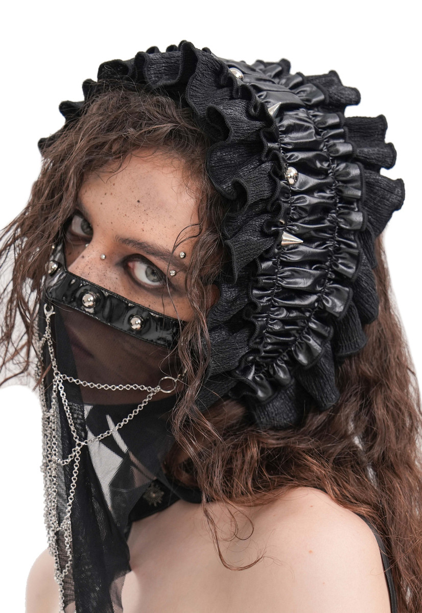 čelenka DEVIL FASHION - Black Gothic Faux