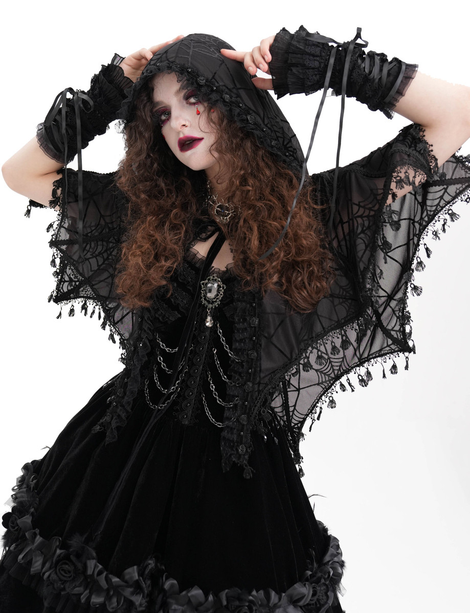 tričko gothic and punk dámské - Spider's - DEVIL FASHION - CA047