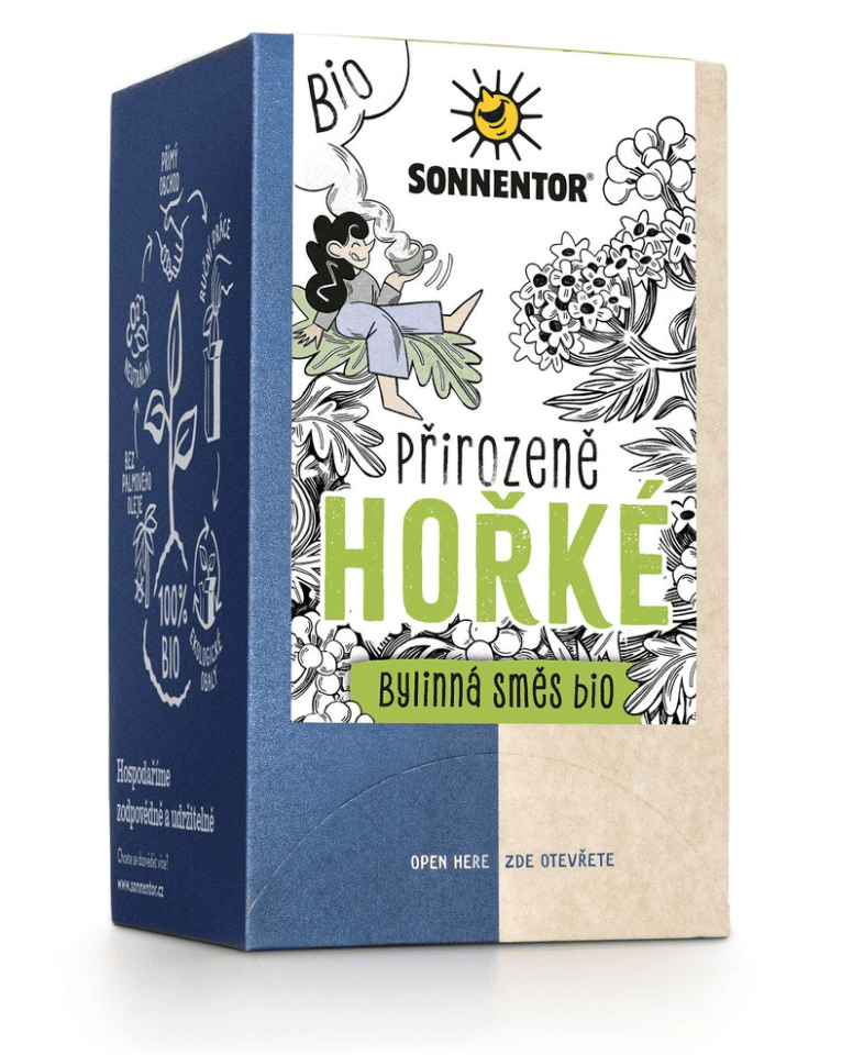Sonnentor - Přirozeně hořké, porcovaný čaj, BIO, 18 ks