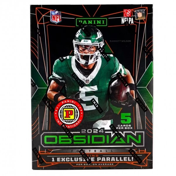 2024 NFL karty Panini Obsidian Football Hobby Box International