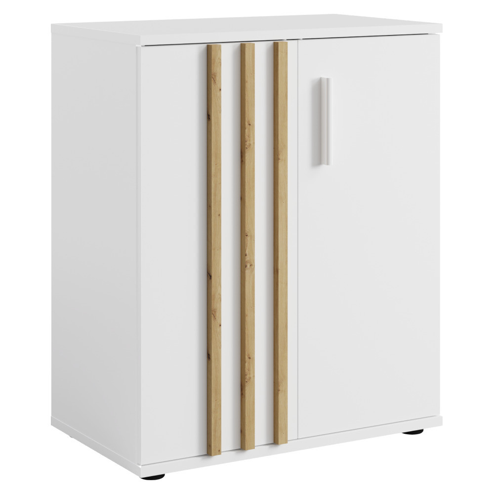 Kondela Komoda, 2D, bíla/dub artisan, TOLIS TYP 1