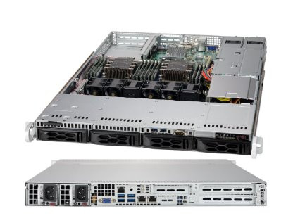 SUPERMICRO 1U chassis 4x 3,5/2.5