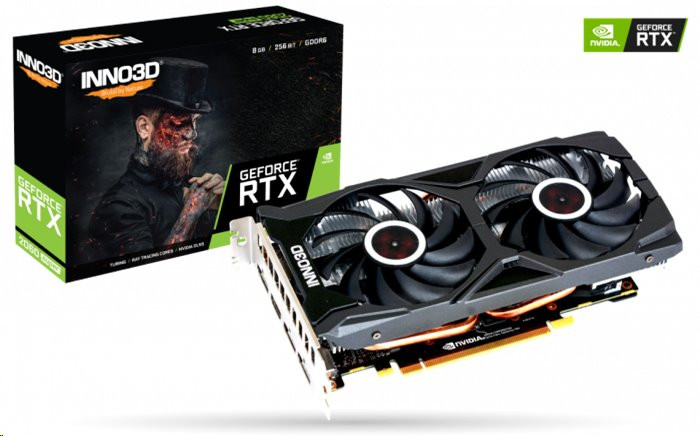 Inno3D GeForce RTX 2060 SUPER Twin X2 OC 8GB 3DP HDMI, N206S2-08D6X-1710VA15L