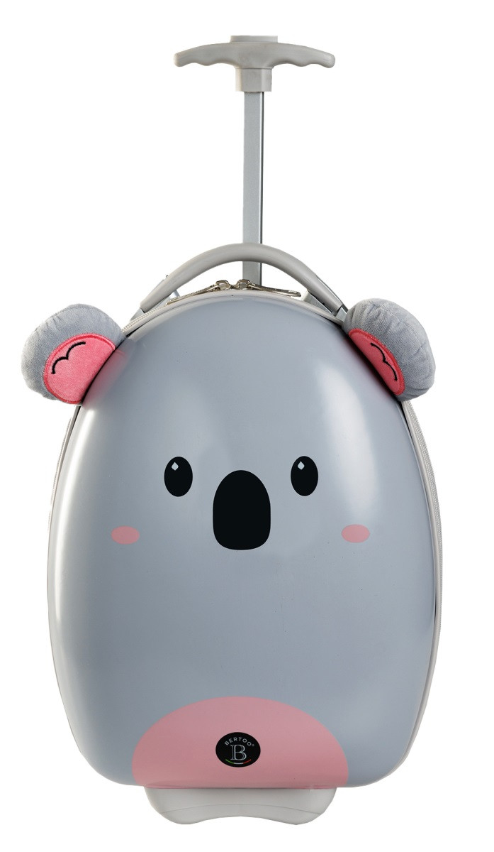 Dětský kufr bertoo koala - šedá s